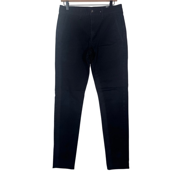 rag & bone Pants - rag & bone Standard Issue Black Slim Fit Chino Pants Women Size 31 Made in USA